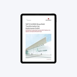 Digitales Informationsblatt auf Tablet