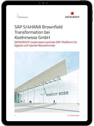 SAP S4HANA Brownfield Transformation Koelnmesse GmbH-3