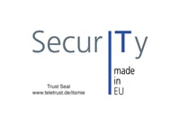 Logo „IT Security made in EU“ – Vertrauenssiegel von TeleTrust.