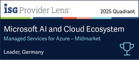 ISG Provider Lens 2025 Auszeichnung: DATAGROUP als Leader in Deutschland im Bereich Managed Services for Azure – Midmarket
