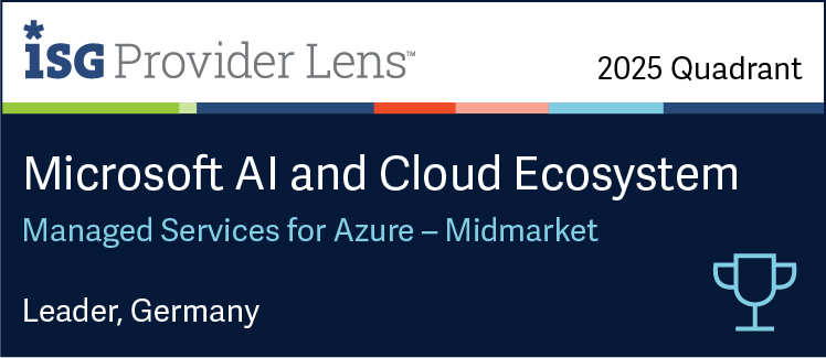 ISG Provider Lens 2025 Auszeichnung: DATAGROUP als Leader in Deutschland im Bereich Managed Services for Azure – Midmarket