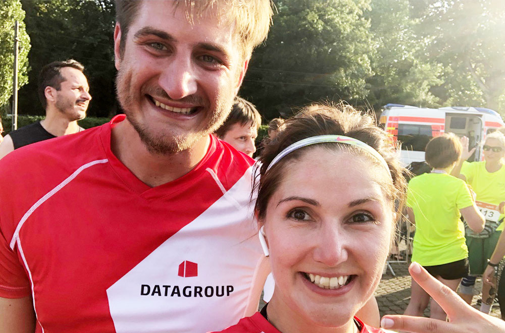 Die DATAGROUP Läufer im Ziel