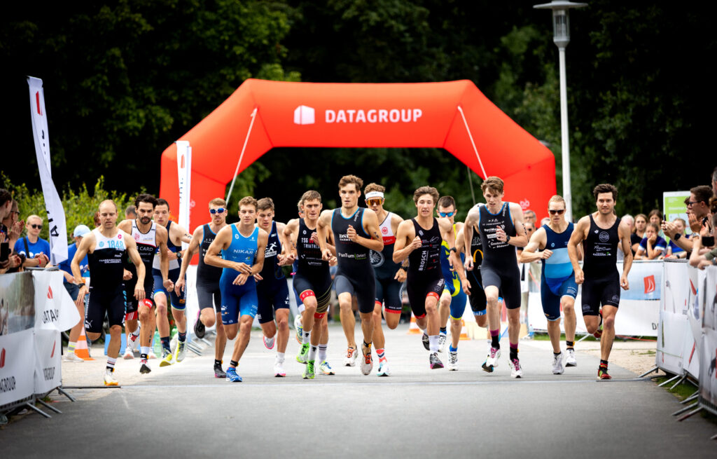 Läufer beim DATAGROUP Triathlon Nürnberg