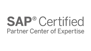 Logo SAP in Partner Center of Expertise - DATAGROUP Partner