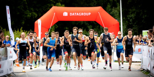 Läufer beim DATAGROUP Triathlon Nürnberg